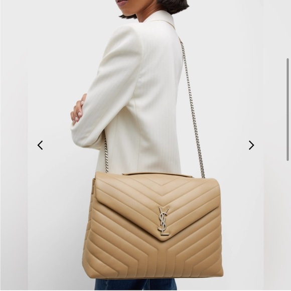 Yves Saint Laurent Loulou Large YSL Shoulder Bag in Quilted Leather - Picture 2 of 15